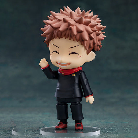Jujutsu Kaisen Yuji Itadori Nendoroid Figure – Chibi Clay Poseable Action Figure with Interchangeable Face Plates