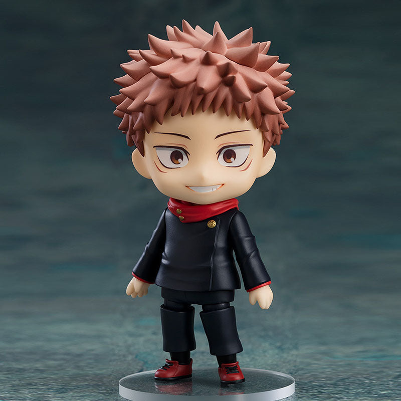 Jujutsu Kaisen Yuji Itadori Nendoroid Figure – Chibi Clay Poseable Action Figure with Interchangeable Face Plates