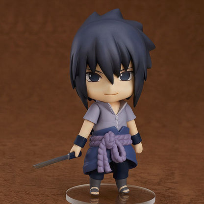 Naruto Shippuden Sasuke Uchiha Nendoroid Chibi Figure | Boxed Collectible Anime Statue