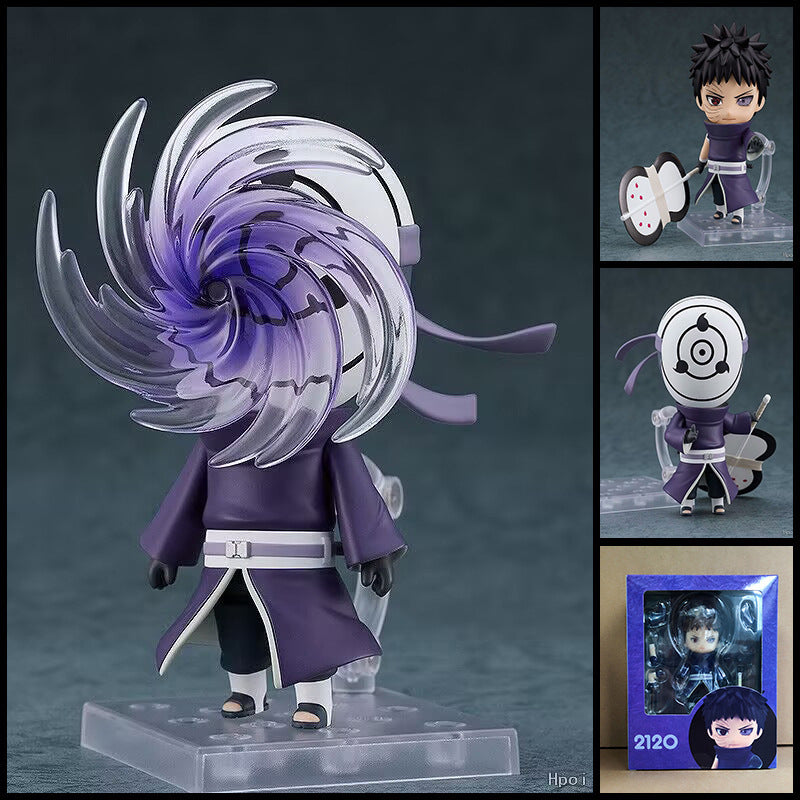 Naruto Shippuden Obito Uchiha Nendoroid Figure | Interchangeable Face Plates | Collectible Anime Action Figure with Box