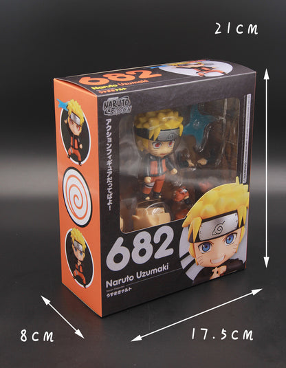 Naruto Shippuden Nendoroid Uzumaki Naruto Action Figure – Interchangeable Face Chibi Collectible