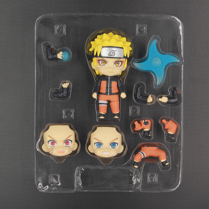 Naruto Shippuden Nendoroid Uzumaki Naruto Action Figure – Interchangeable Face Chibi Collectible