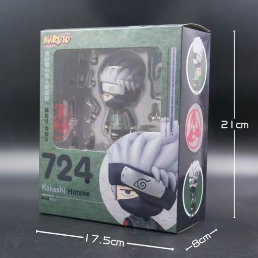 Naruto Shippuden Kakashi Hatake Nendoroid Action Figure – Interchangeable Face Chibi Model