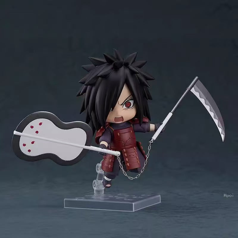 Naruto Shippuden Madara Uchiha Nendoroid Action Figure – Interchangeable Face Plates & Weapons Set
