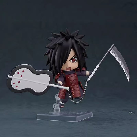 Naruto Shippuden Madara Uchiha Nendoroid Action Figure – Interchangeable Face Plates & Weapons Set