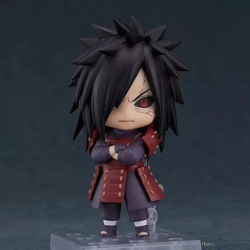 Naruto Shippuden Madara Uchiha Nendoroid Action Figure – Interchangeable Face Plates & Weapons Set