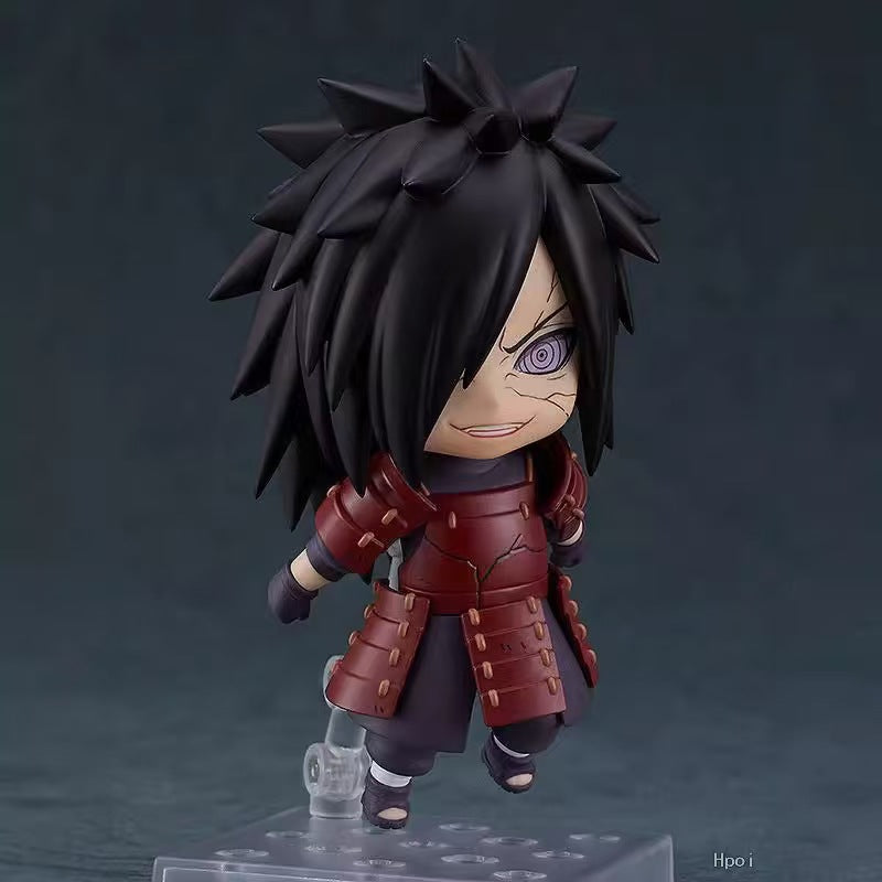 Naruto Shippuden Madara Uchiha Nendoroid Action Figure – Interchangeable Face Plates & Weapons Set