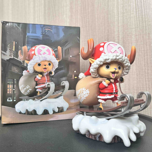 One Piece Chopper Christmas Santa Sleigh Figure