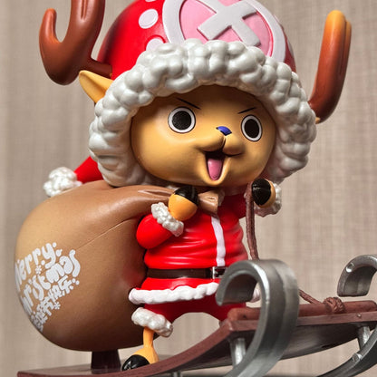 One Piece Chopper Christmas Santa Sleigh Figure