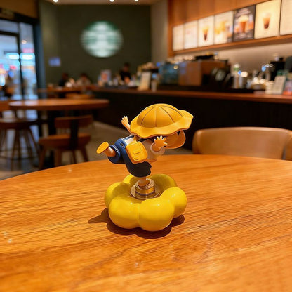 Crayon Shin-chan Spinning Cloud Desktop Figure