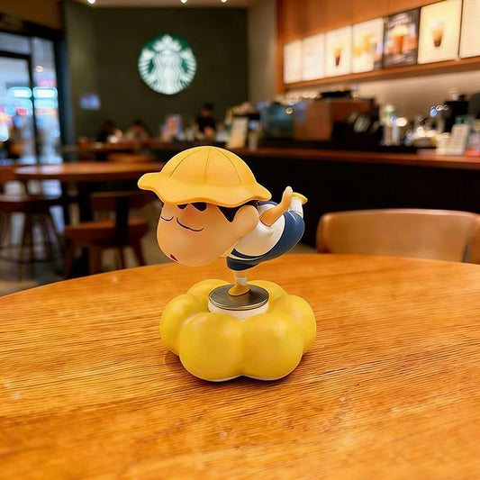 Crayon Shin-chan Spinning Cloud Desktop Figure