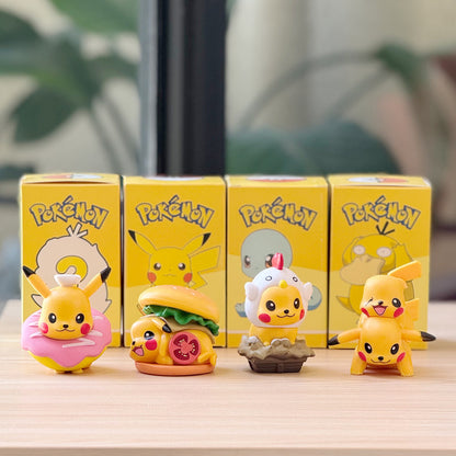 Pokemon Pikachu Food Theme Blind Box Figures