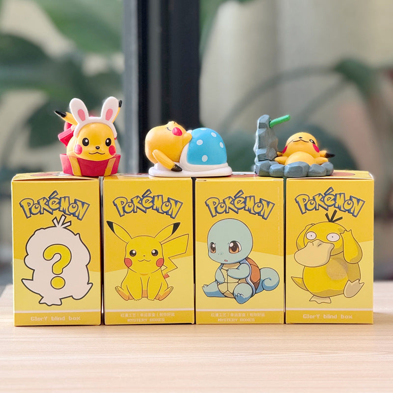 Pokemon Pikachu Food Theme Blind Box Figures