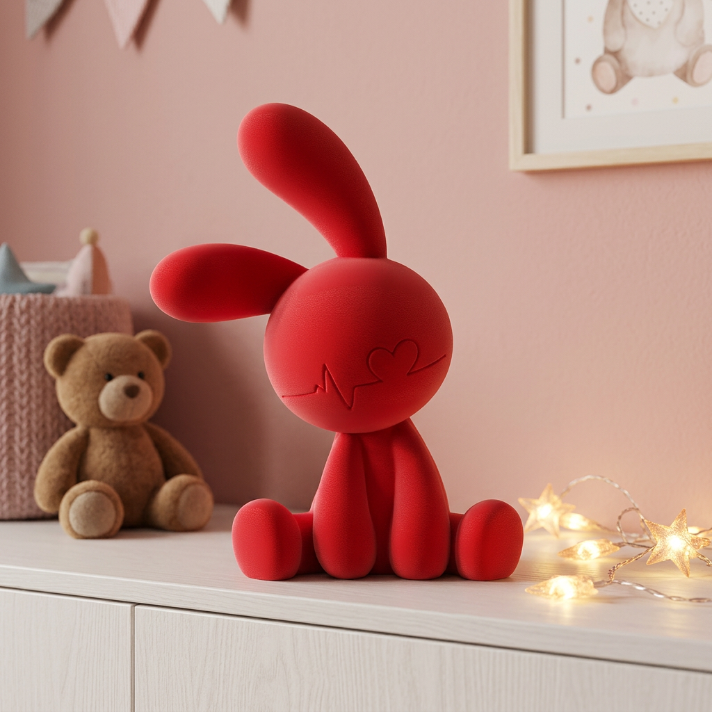 Cute Sitting Bunny Minimalist Home Decor Figurine
