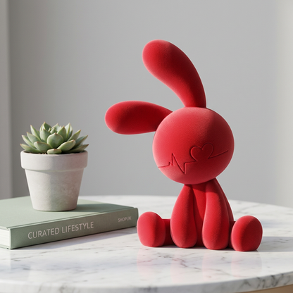 Cute Sitting Bunny Minimalist Home Decor Figurine