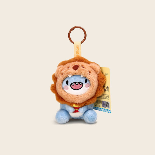 Cute Shark Plush Keychain Bag Charm