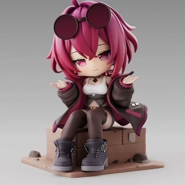Honkai Star Rail Kafka Sitting Chibi Figure