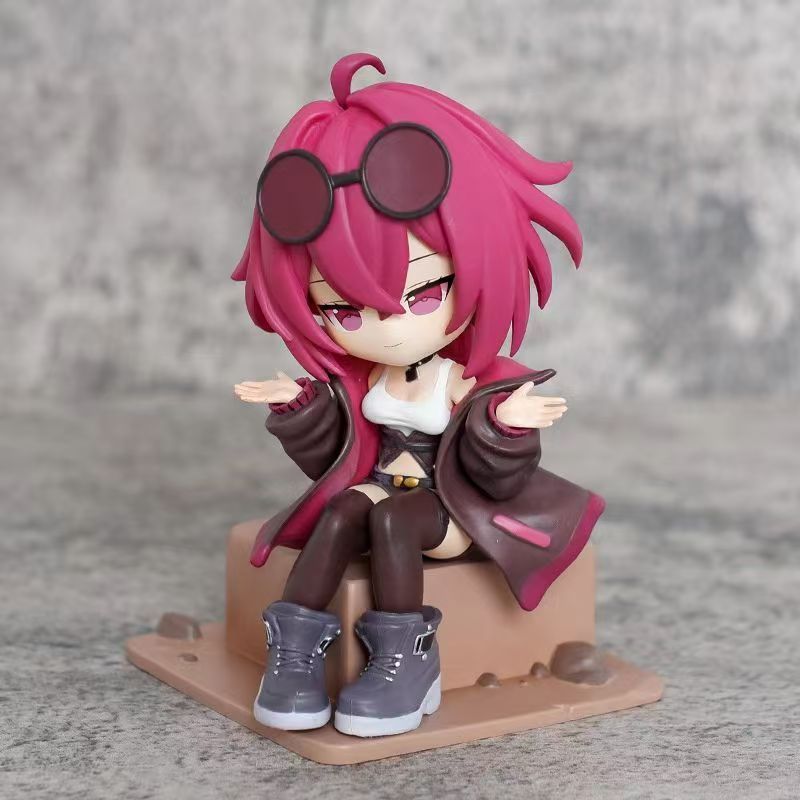 Honkai Star Rail Kafka Sitting Chibi Figure