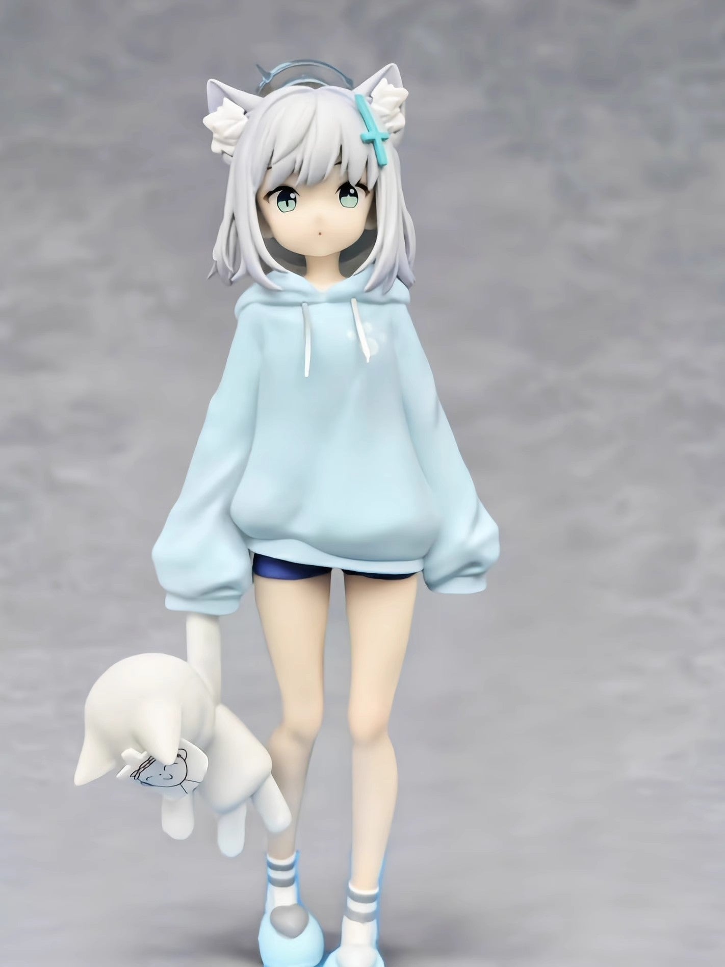 Blue Archive Shiroko Sunaookami Hoodie Figure