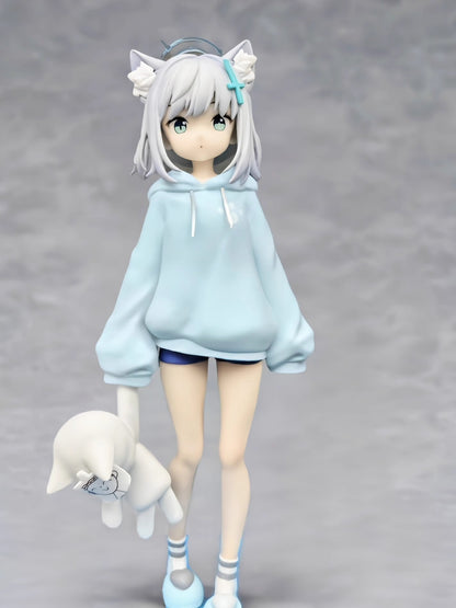 Blue Archive Shiroko Sunaookami Hoodie Figure