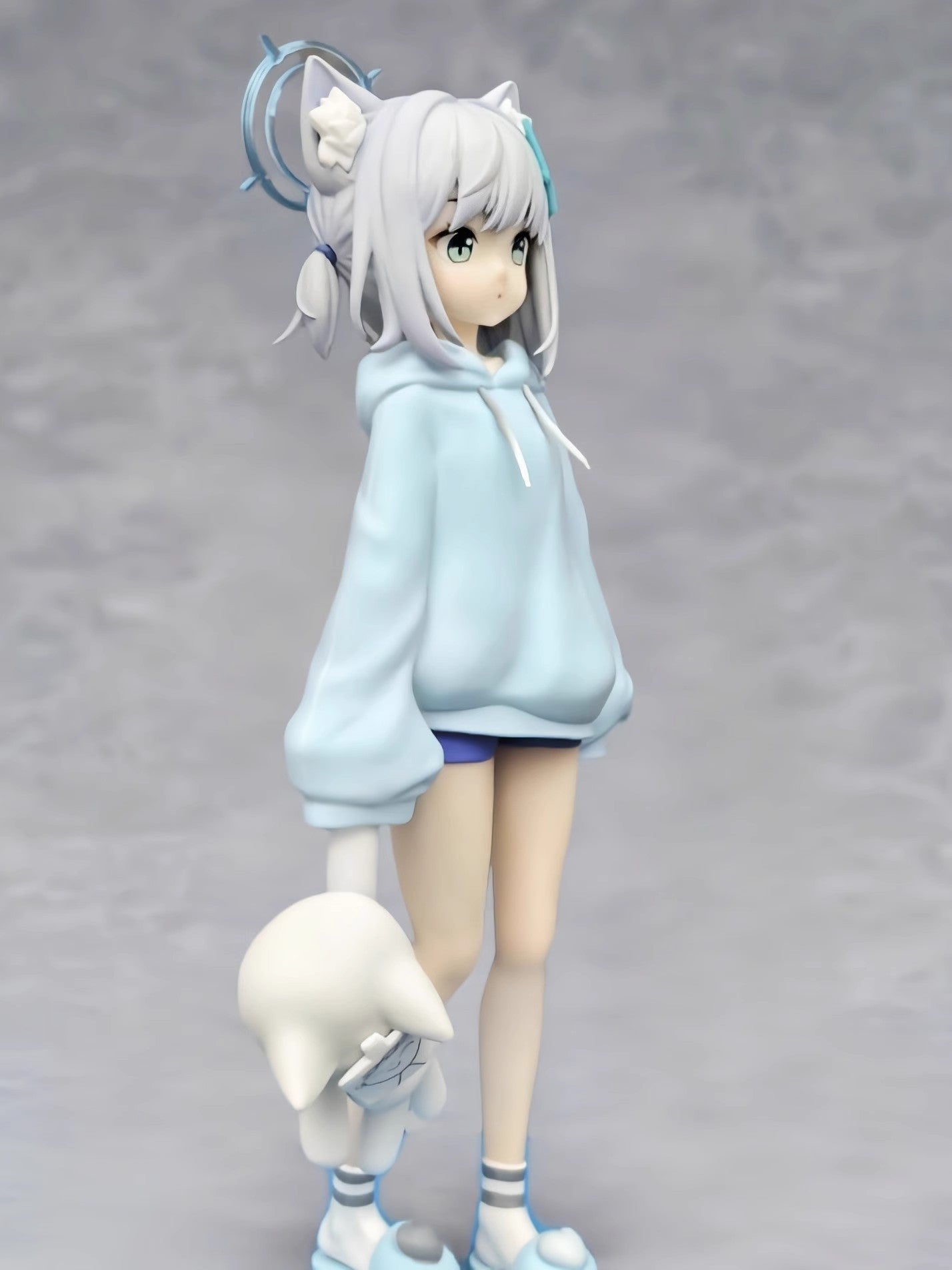 Blue Archive Shiroko Sunaookami Hoodie Figure