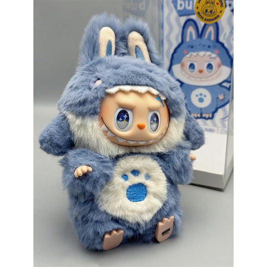 Labubu Doll Blue Shark Costume Outfit