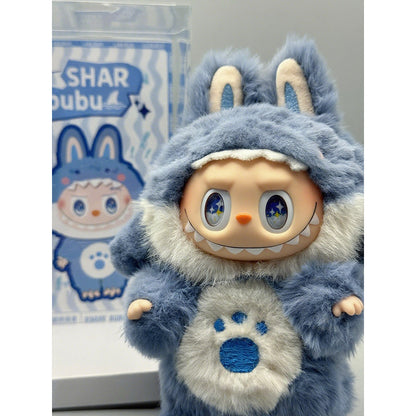 Labubu Doll Blue Shark Costume Outfit
