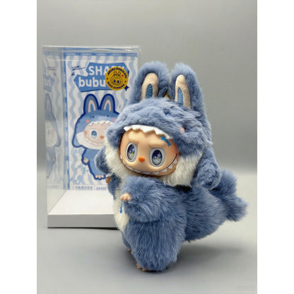 Labubu Doll Blue Shark Costume Outfit