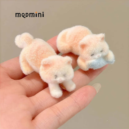 MQD Kids Cute Cat Hair Clips 4-Piece Set