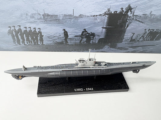 1/350 German U-552 U-Boat Diecast Model