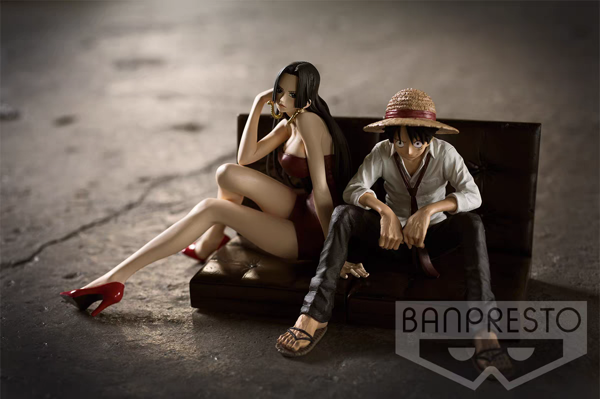Banpresto One Piece Luffy & Boa Hancock Figure