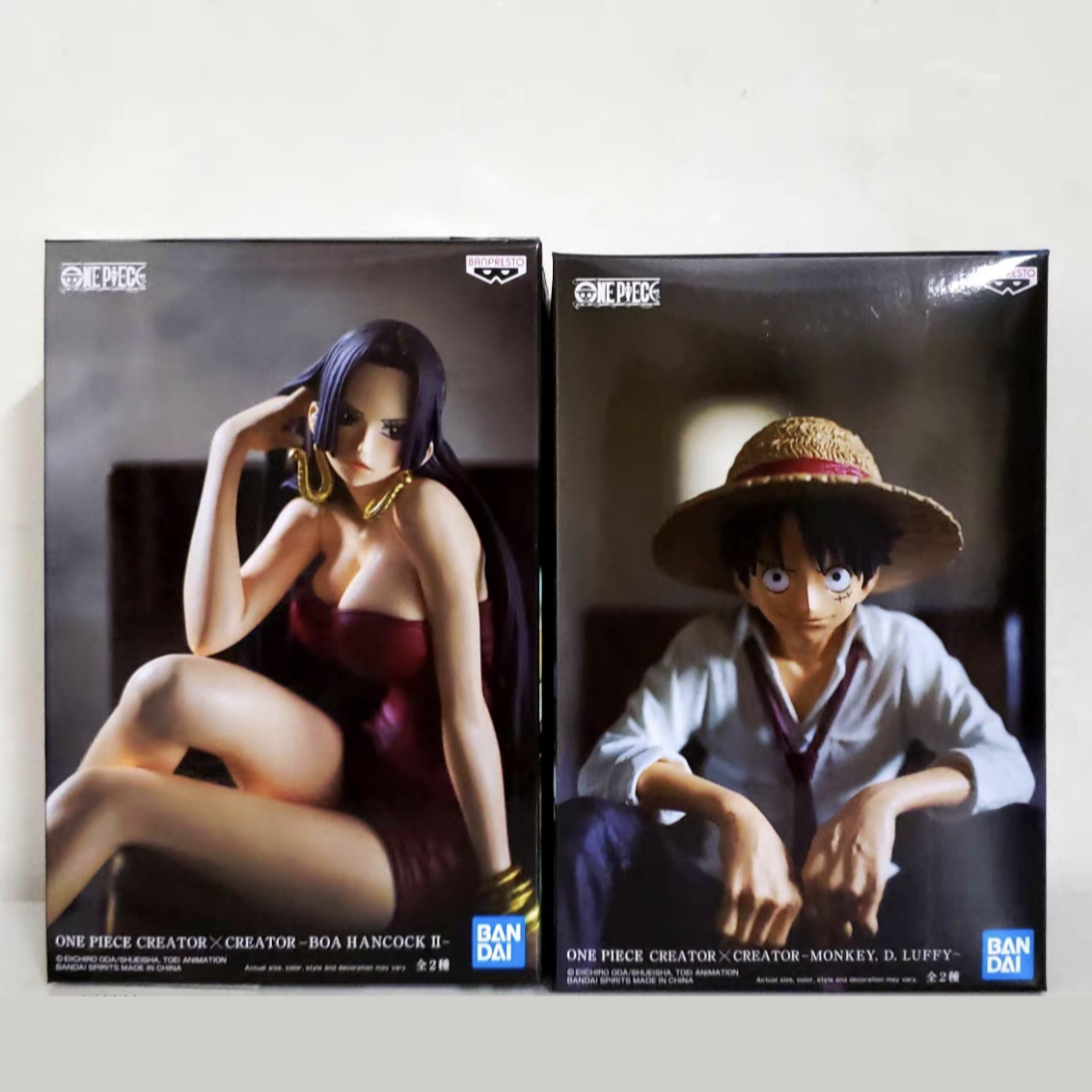 Banpresto One Piece Luffy & Boa Hancock Figure