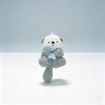 Cute Sea Otter Plush Keychain Bag Charm Pendant