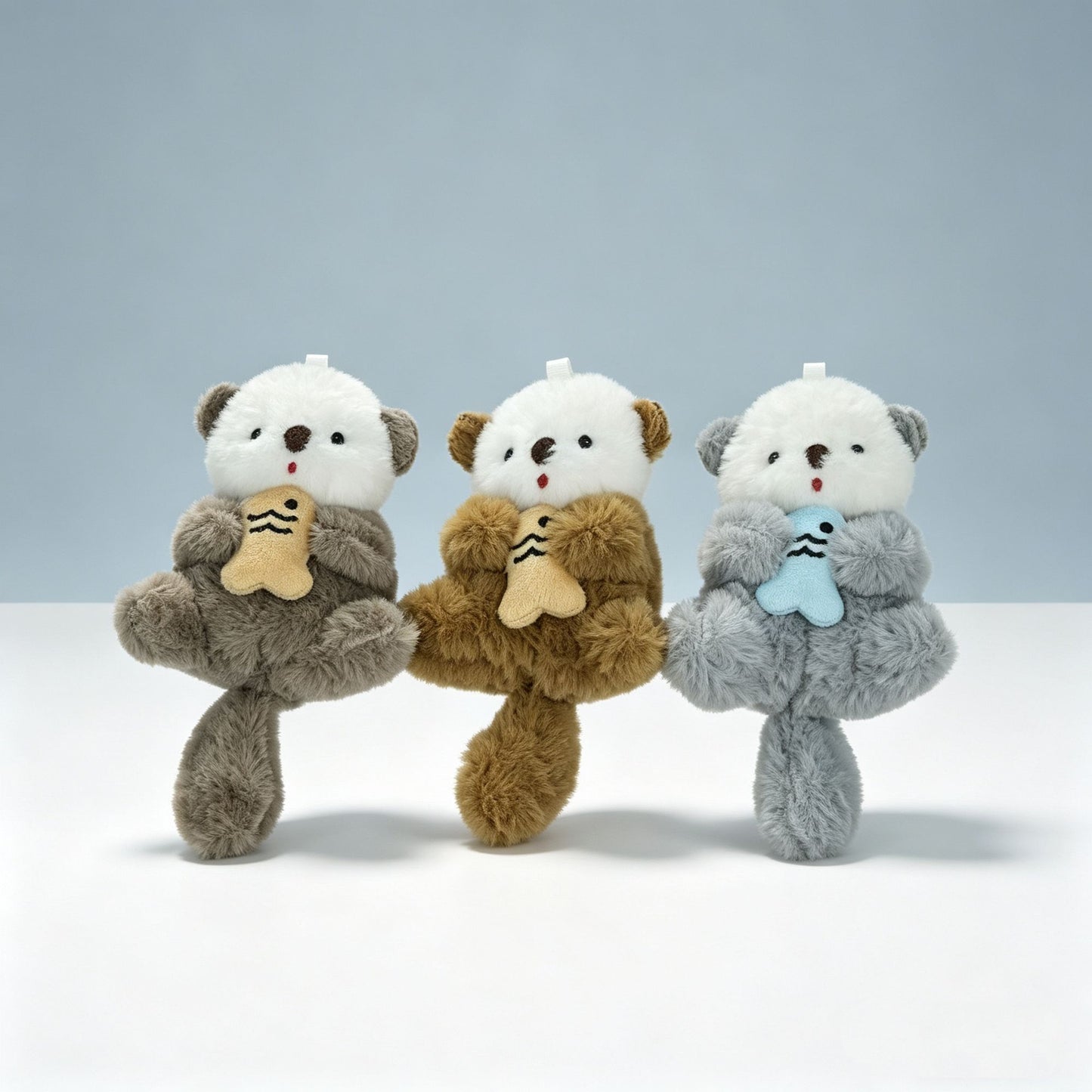 Cute Sea Otter Plush Keychain Bag Charm Pendant