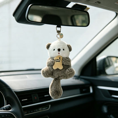 Cute Sea Otter Plush Keychain Bag Charm Pendant