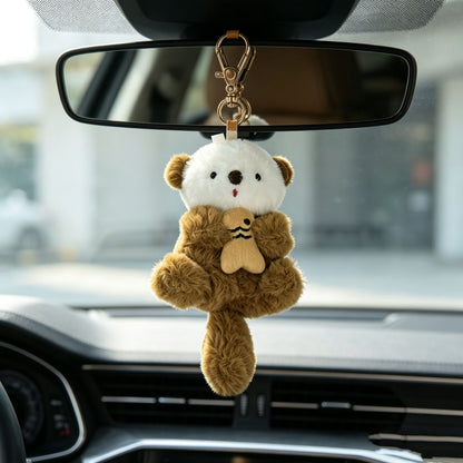 Cute Sea Otter Plush Keychain Bag Charm Pendant