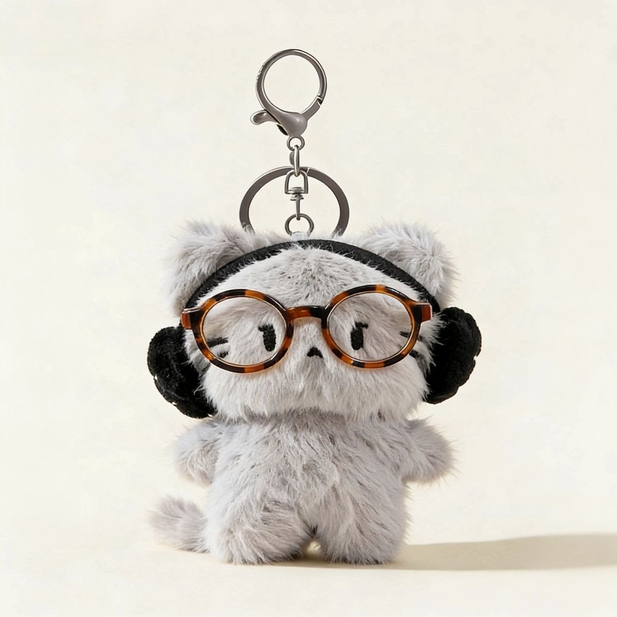 Cute Cat Plush Keychain Bag Charm Gift