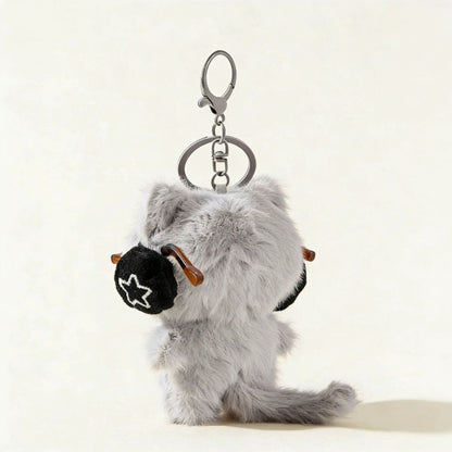 Cute Cat Plush Keychain Bag Charm Gift