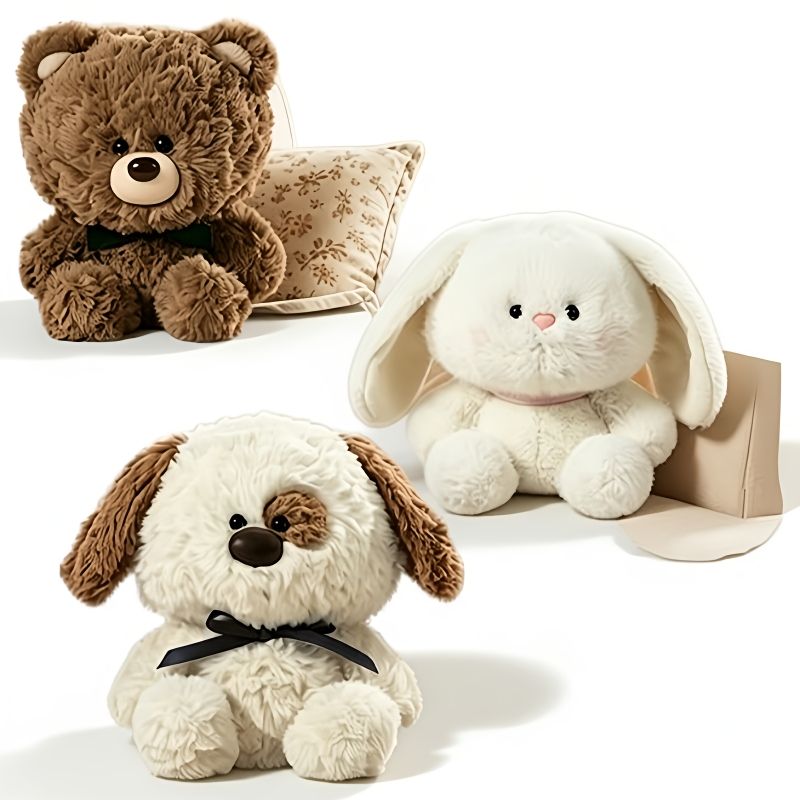 Cute Plush Stuffed Animal Bear Bunny Dog Toy Gift