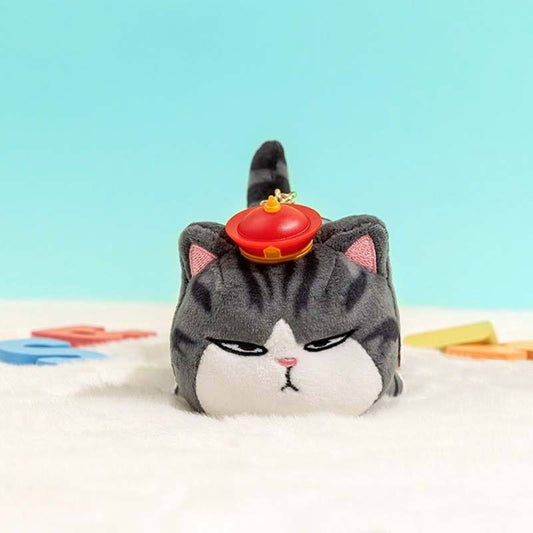 Cute Anime Cat Plush Keychain Bag Charm
