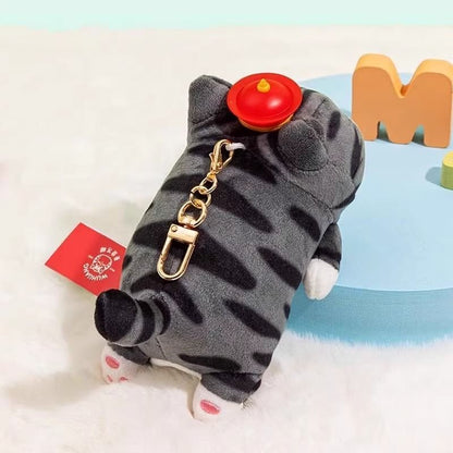 Cute Anime Cat Plush Keychain Bag Charm