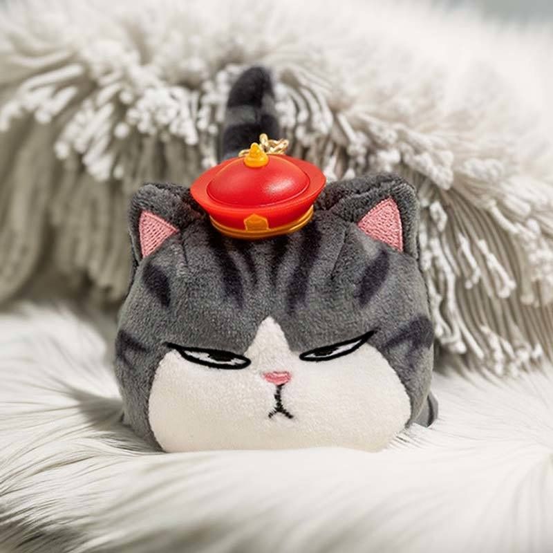 Cute Anime Cat Plush Keychain Bag Charm