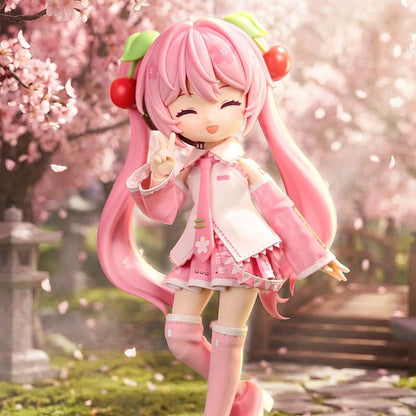 Hatsune Miku Cherry Blossom Sakura Building Block Figure
