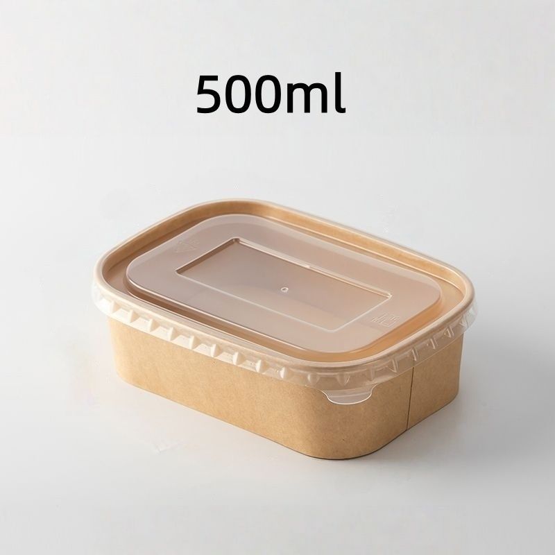 Kraft Paper Disposable Lunch Box Set