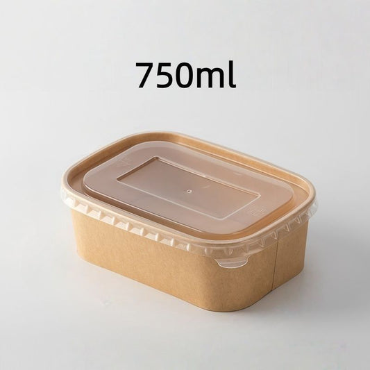 Kraft Paper Disposable Lunch Box Set