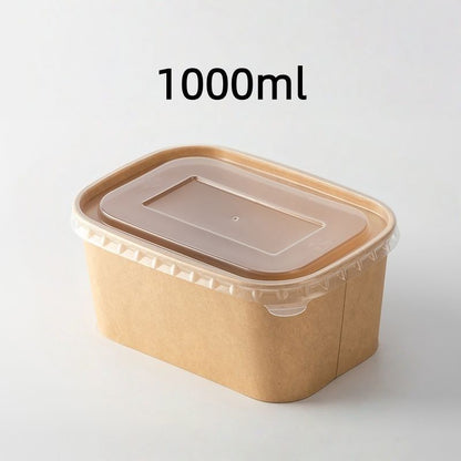Kraft Paper Disposable Lunch Box Set