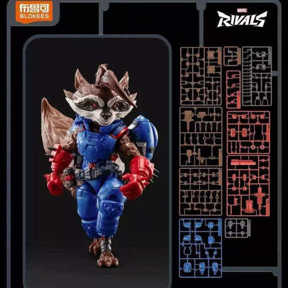 Blokees Marvel Rivals Rocket Raccoon Buildable Action Figure