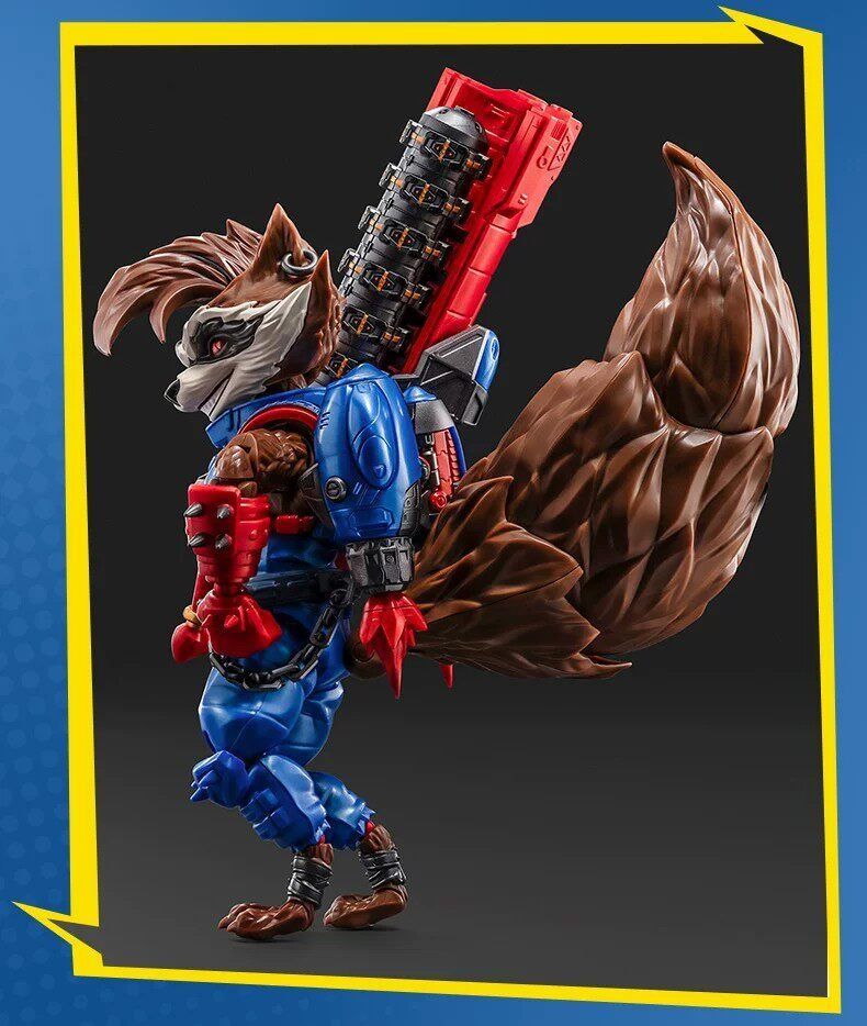 Blokees Marvel Rivals Rocket Raccoon Buildable Action Figure