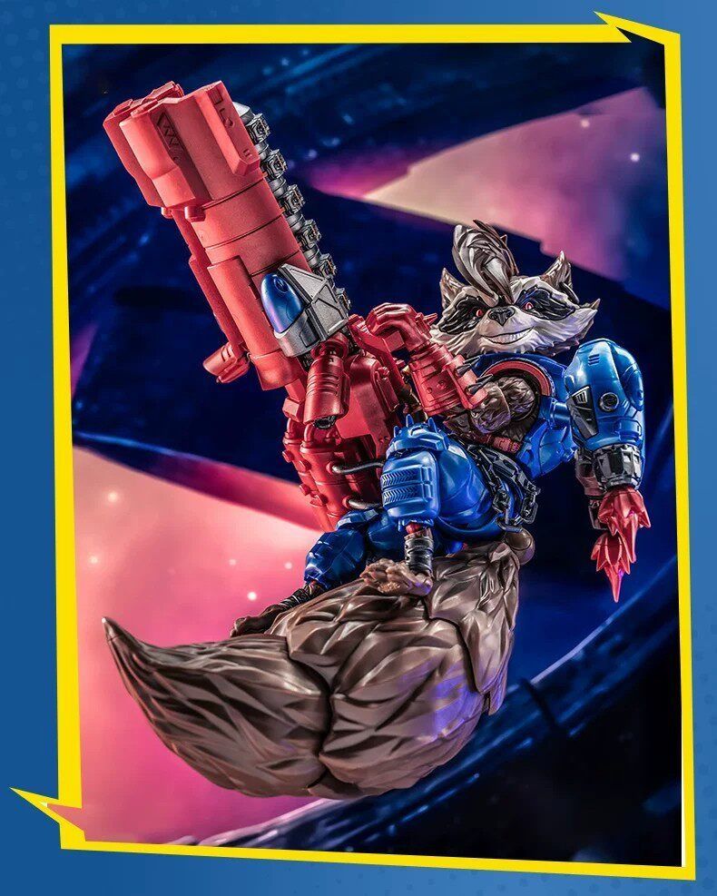 Blokees Marvel Rivals Rocket Raccoon Buildable Action Figure