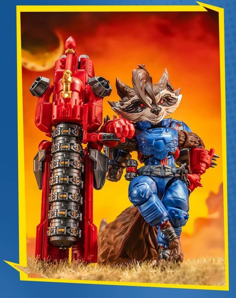Blokees Marvel Rivals Rocket Raccoon Buildable Action Figure